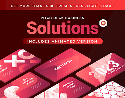 Pitch Deck Business Solutions PowerPoint