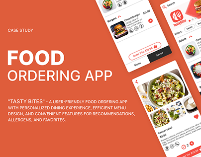 Tasty Bites App – UX/UI Case Study