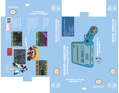 Super Famicom Mega Man X / Surface design