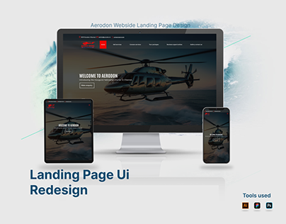 Aerodon webside landing page Redesign