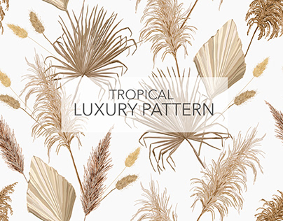 TROPICAL Luxury Pattern