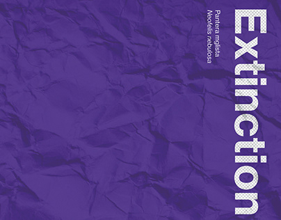 Extinction - set of posters - "Offcuts" exhibition