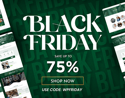 Project thumbnail - Black Friday Sale Offer on Multipurpose WP Theme