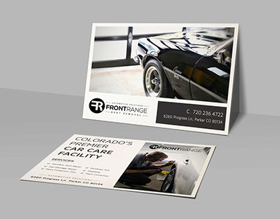 Direct Mail Design for FRONTRANGE Company