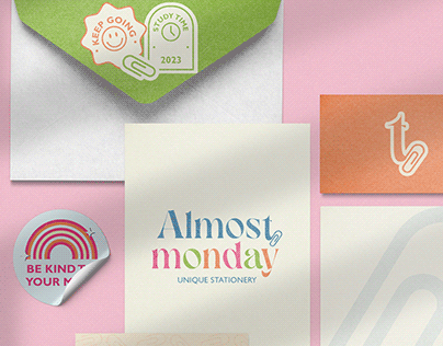 Almost monday stationery