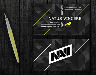 business card (NATUS VINCERE)