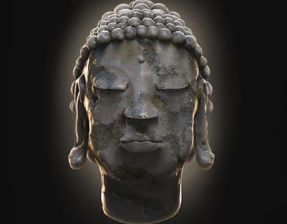 Budhha_head sculpt (statue)