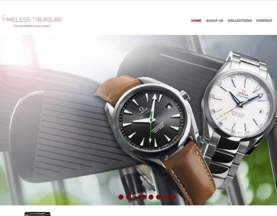 Timeless Treasure Luxury Watch Co. Web Design