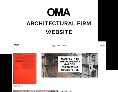 OMA - Architectural Firm Website Redesign