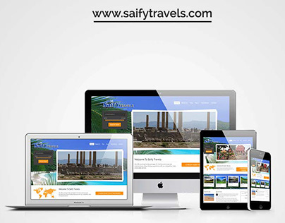 CS-Website for Saify Travels (Travel Company)