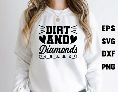 dirt and diamonds svg
