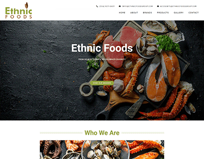 Ethnic Foods Website