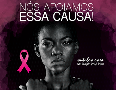 Campanha Outubro Rosa.