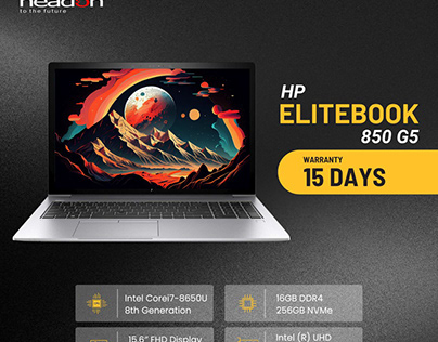 HP EliteBook 850 G5 powered by Intel Core i7