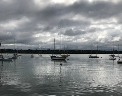 Sailboats on a Cloudy Day