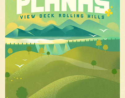 Planas View Deck Rolling hills