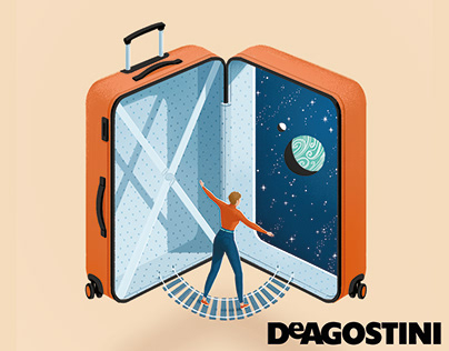 Illustrated cover for De Agostini
