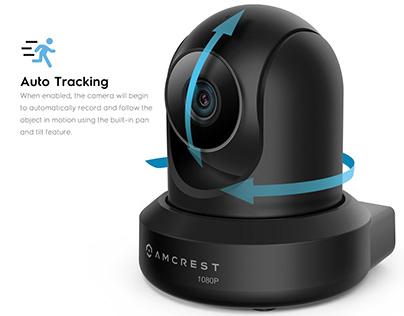 Auto Tracking by WiFi Cameras.