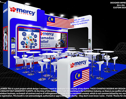 Mercy Malaysia 6x6 Exhibition Booth