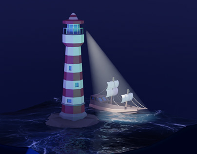 Lighthouse animation