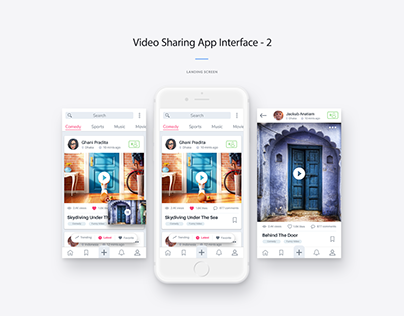 Video Sharing App -UI