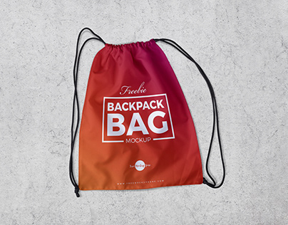 Free Backpack Bag Mockup PSD