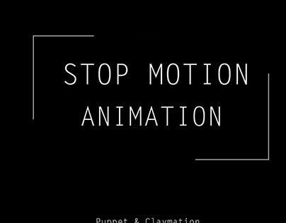 Stop Motion Animation (sneak peek-upcoming)