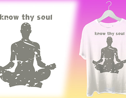 Spiritual Enlightenment Meditation T-shirt Designs