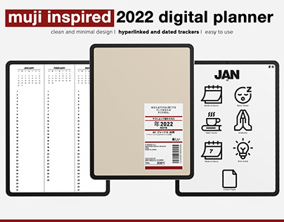 Interactive 2022 Digital Planner (Like an App)