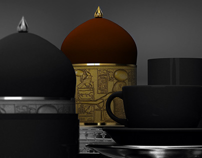 Egyptian Art Tea Caddy