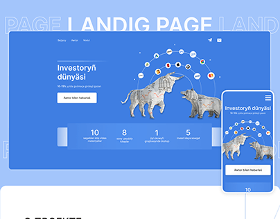 landing page design,investment course