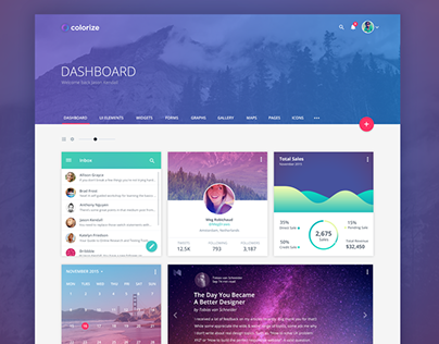 Dashboard Design for StackThemes