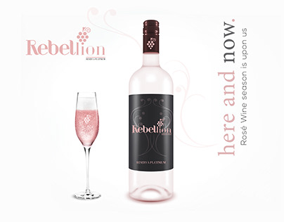 Rebellion Wine Brand - Mockup