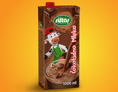 UHT Chocolate Milk Package Design