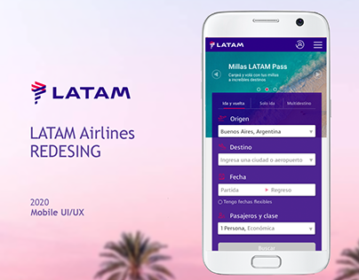 Redesing UI LATAM airlines