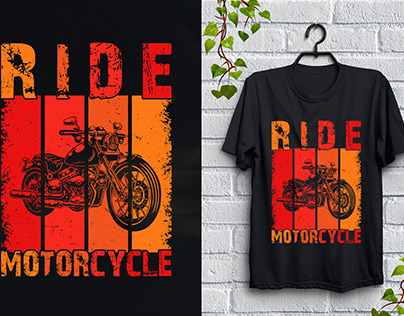 Ride Motorcycle T-Shirt Design,