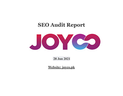 Project thumbnail - SEO Audit Report