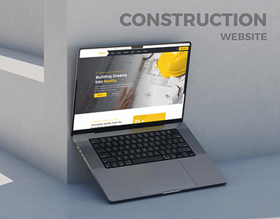Construction Website Landing Page