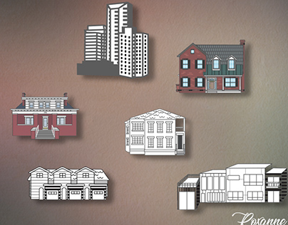 andover construction house icon pack