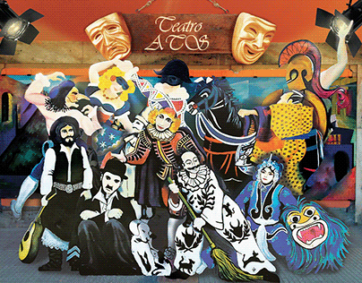 Project thumbnail - Postal del mural del "Teatro ATS"
