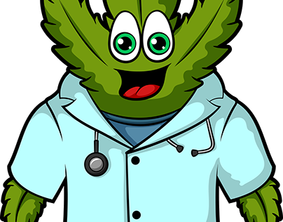 Doc weed cartoon character