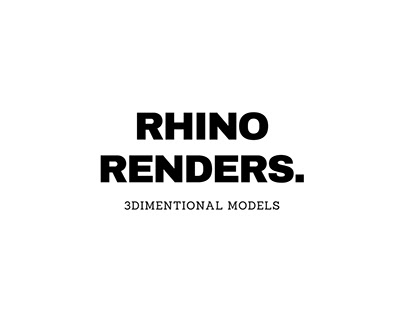 Rhino renders