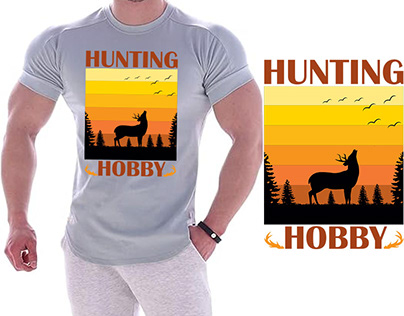 hunting hobby t shirt design