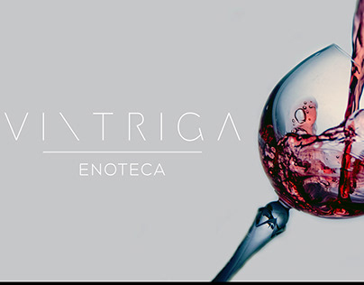 Vintriga - Enoteca Logo design