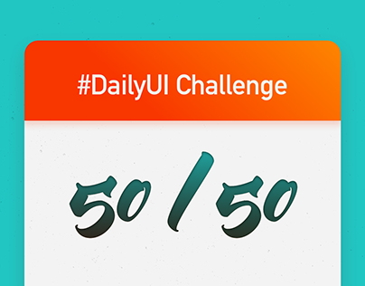 Daily Ui Design Challenge