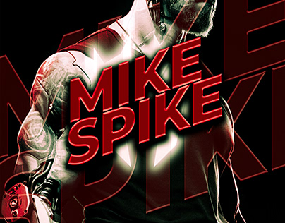 affiche de boxe Mike Spike