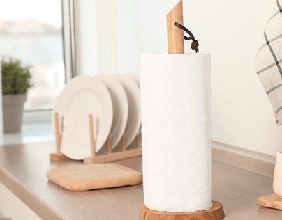 How to Repurpose Kitchen Towels as Napkins
