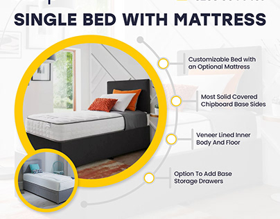 Single Bed With Mattress