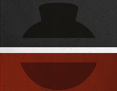 Poster for Ceramic Art exhibition - BLACK, WHITE, RED