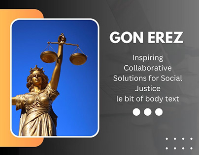 Gon Erez - Collaborative Solutions for Social Justice